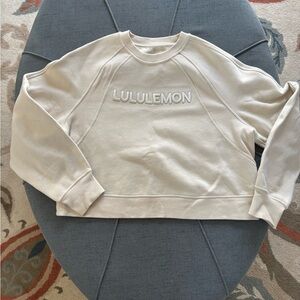 lululemon athletica Women's Off-White Sweatshirt